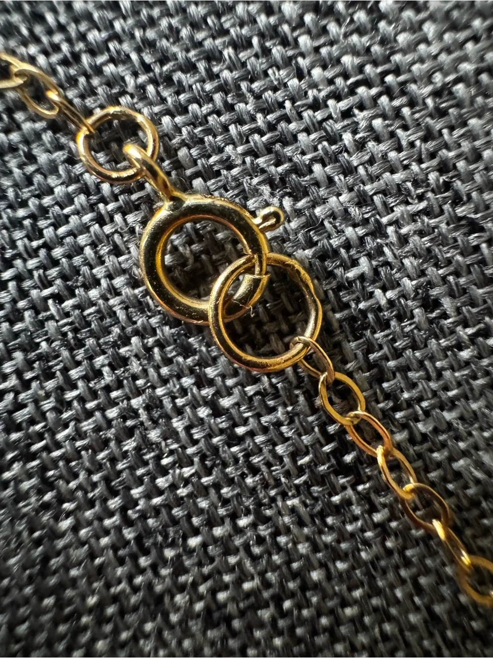 Vintage 10k Yellow Gold Cable Chain Necklace 18’ 1.3 mm